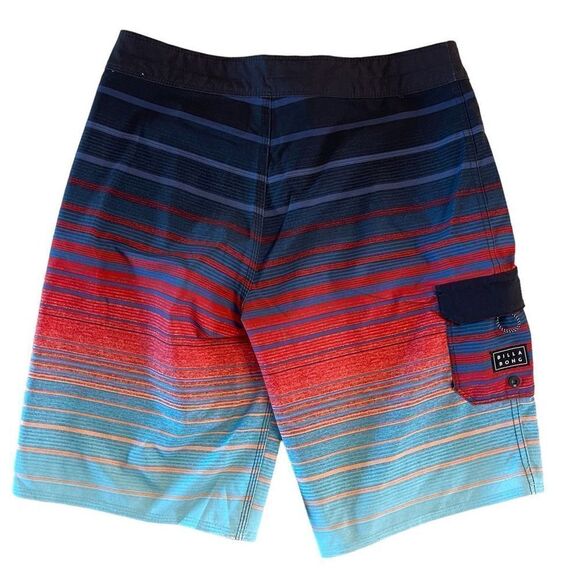 Billabong Recycler All Day Pro Men's Boardshorts Multicoloured Stripes Size 28 - Picture 2 of 7